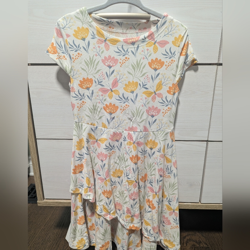 Bamboo Floral Tiered Dress